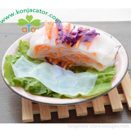 Bio gluten free konjac glucomannan instant pasta lasagna